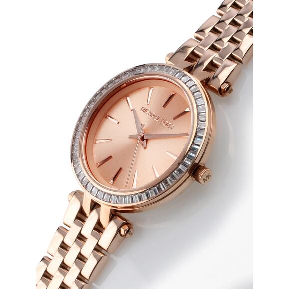 Michael Kors Mini Darci Ladies Rose Gold Watch, model MK3366 - Picture 1 of 8